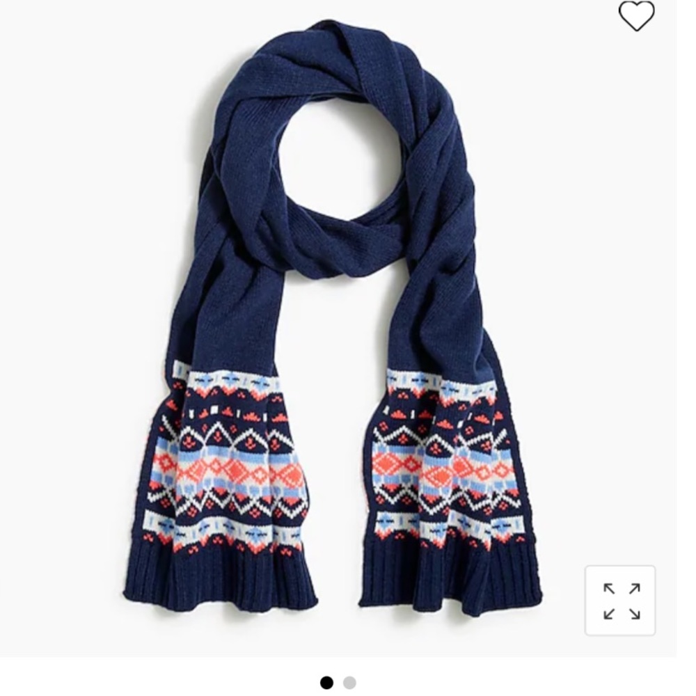 J. Crew Fair Isle Scarf
